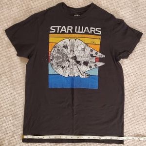 STAR WARS MILLENNIUM FALCON SHIRT BOYS SIZE S BLACK THE FIFTH SUN